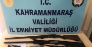 Kahramanmaraş’ta 13 kişi silahlarıyla birlikte yakalandı