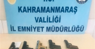 Kahramanmaraş’ta 19 silah ele geçirildi