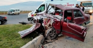 Kahramanmaraş’ta iki otomobil çarpıştı: 8 yaralı