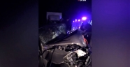 Kahramanmaraş’ta iki otomobil kafa kafaya çarpıştı: 6 yaralı