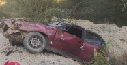 Kahramanmaraş’ta otomobil şarampole uçtu: 1 yaralı