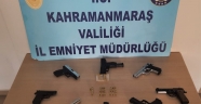 Kahramanmaraş’ta yasa dışı 14 silah ele geçirildi