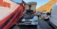 Kahramanmaraş’ta zincirleme kaza: 1 ağır 4 yaralı