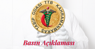 KAHRAMANMARAŞ TABİP ODASI KAMUOYU PAYLAŞMAK İSTİYORUZ