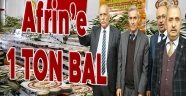 KAHRAMANMARAŞ’TAN AFRİN’E 1 TON BAL