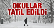 Kahramanmaraş'ın 5 ilçesinde soğuk hava ve buzlanma nedeniyle okullar tatil edildi