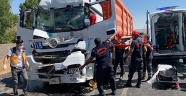 Kahramanmaraş'ta 2 tır çarpıştı: 1 yaralı