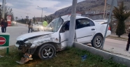 Kahramanmaraş'ta 3 kişinin yaralandığı kaza güvenlik kamerasında