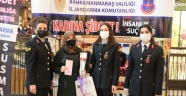 Kahramanmaraş'ta alışverişe çıkan kadınlara jandarmadan