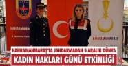 Kahramanmaraş'ta Dünya Kadın Hakları Günü etkinliği yapıldı
