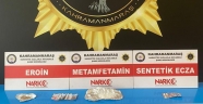 Kahramanmaraş'ta düzenlenen uyuşturucu operasyonunda yakalanan şüpheli tutuklandı.