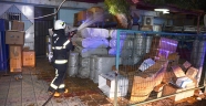 Kahramanmaraş'ta hastane deposunda çıkan yangın söndürüldü