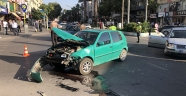 Kahramanmaraş'ta iki otomobil çarpıştı: 1 yaralı