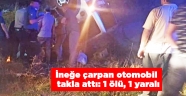 Kahramanmaraş'ta ineğe çarpan otomobildeki 1 kişi öldü, 1 kişi yaralandı