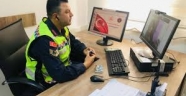 Kahramanmaraş'ta jandarma öğrencilere uzaktan trafik eğitimi verdi