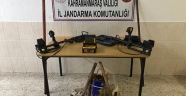 Kahramanmaraş'ta kaçak kazı yapan 5 şüpheli yakalandı