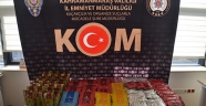 Kahramanmaraş'ta kaçak nargile tütünü operasyonu
