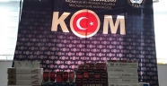 Kahramanmaraş'ta kaçak sigaralar toprağa gömülü bulundu