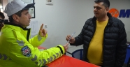 Kahramanmaraş'ta kış lastiği denetimi