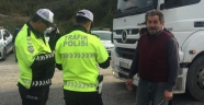 Kahramanmaraş'ta kış lastiği denetimleri başladı