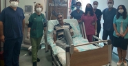 Kahramanmaraş'ta koronavirüsü yenen hasta ikinci kez hayata tutundu