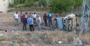 Kahramanmaraş'ta otomobil devrildi: 3 yaralı