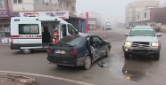Kahramanmaraş'ta otomobil ile pikap çarpıştı: 2 yaralı