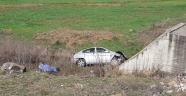 Kahramanmaraş'ta otomobil sulama kanalına devrildi: 1 ölü, 1 yaralı