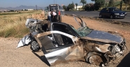 Kahramanmaraş'ta otomobil tarlaya devrildi: 2 ölü