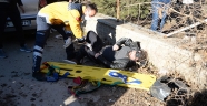 Kahramanmaraş'ta otomobille çarpışan motosikletin sürücüsü ağır yaralandı