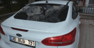 Kahramanmaraş'ta polis memurunun otomobiline