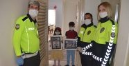 Kahramanmaraş'ta polislerden iki kardeşe sürpriz