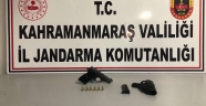 Kahramanmaraş'ta ruhsatsız tabanca ele geçirildi