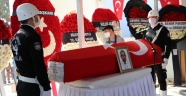 Kahramanmaraş'ta şehit olan polis memuru son yolculuğuna uğurlandı