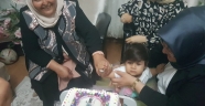 Kahramanmaraş'ta şehit polis memurunun bir yaşındaki kızına doğum günü sürprizi