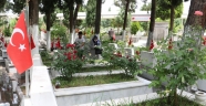 Kahramanmaraş'ta şehitlik ziyaret edildi