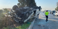 Kahramanmaraş'ta servis minibüsü devrildi: 8 yaralı