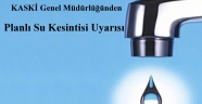 KAHRAMANMARAŞ'TA SU KESİNTİSİ
