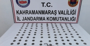 Kahramanmaraş'ta tarihi eser kaçakçılığı operasyonunda 2 şüpheli yakalandı