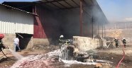 Kahramanmaraş'ta tekstil fabrikasında çıkan yangın hasara neden oldu