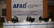 Kahramanmaraş'ta, Türkiye Afet Müdahale Planı Toplantısı yapıldı