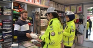 Kahramanmaraş'ta vatandaşlara trafik bilgilendirmesi