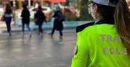 Kahramanmaraş'ta yaya önceliği hakkında bilgilendirme çalışması