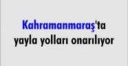 Kahramanmaraş'ta yayla yolları onarılıyor