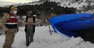 Kahramanmaraş'ta yaylada mahsur kalan aile jandarma ve belediye ekiplerince kurtarıldı