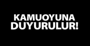 KAMUOYUNA DUYURULUR
