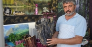 Kanseri yenen işçinin hobi olarak başladığı saksı üretimi gelir kapısı oldu