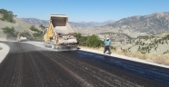 Karamanlı Yolu’nda sathi kaplama başladı