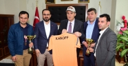 KAROFF'TAN BAŞKAN OKAY'A ZİYARET