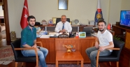 Kazazede Öğrenciden Rektör Deveci’ye Teşekkür Ziyareti